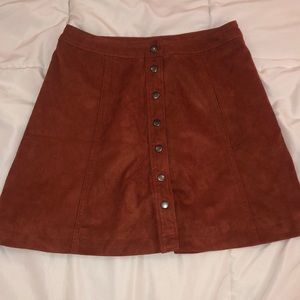 A&F Suede Skirt